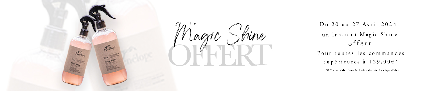 Opération commerciale un démêlant Magic Shine offert à partir de 129€