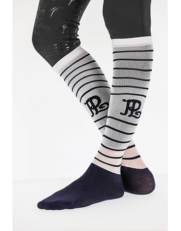 Chaussettes Rayé marine