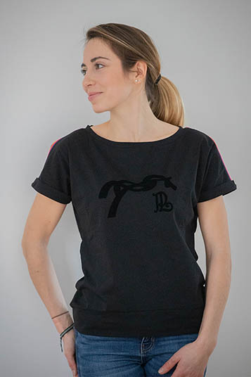 t-shirt Poppy Noir