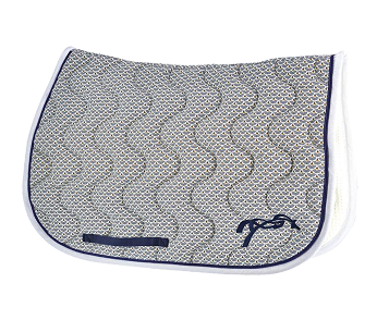 Tapis art déco marine