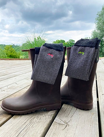 Chaussettes d'équitation grafik